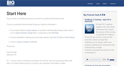 Desktop Screenshot of bigpodcast.com