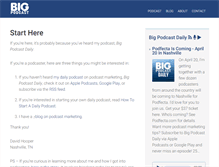 Tablet Screenshot of bigpodcast.com